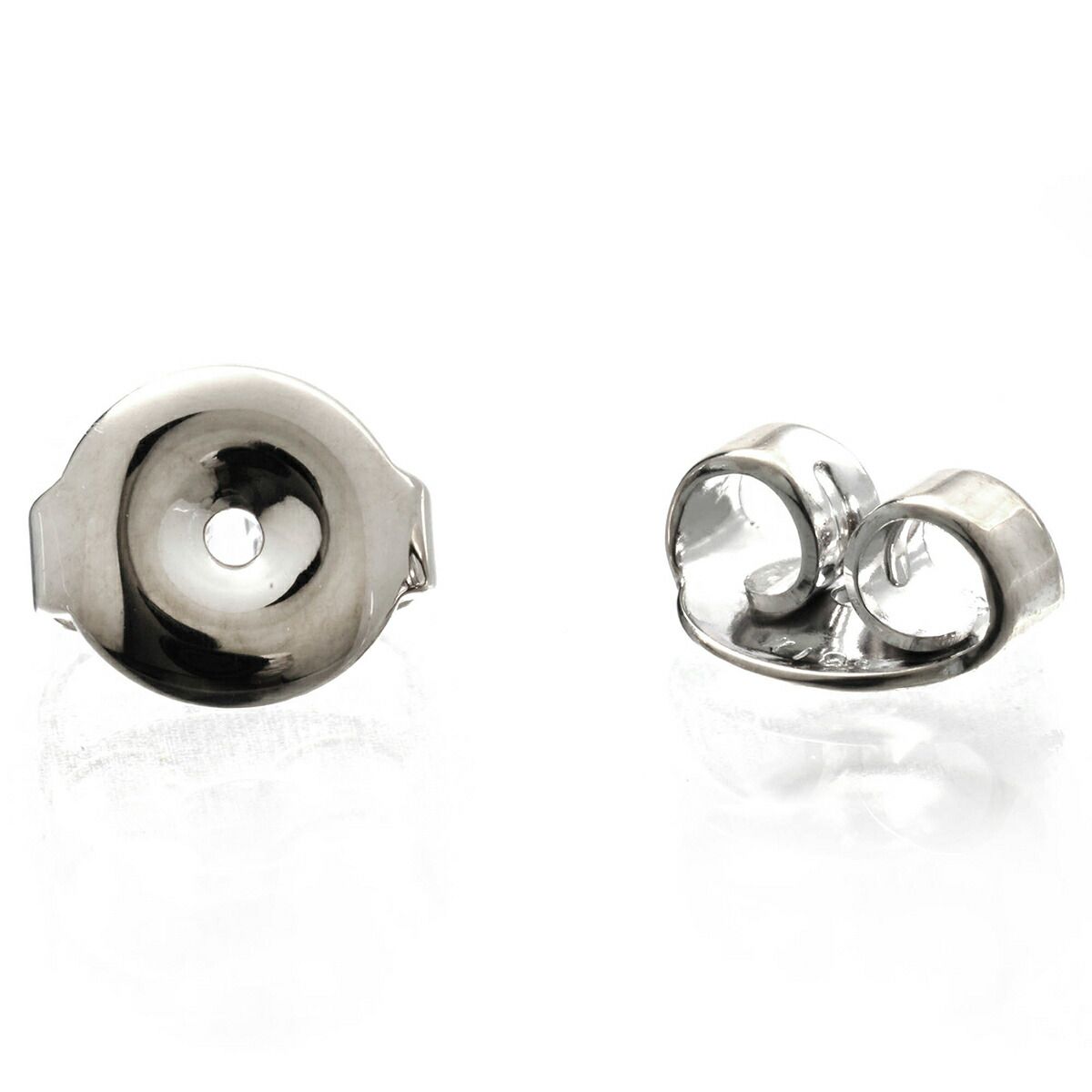 ミキモト パール オープンハートピアス 真珠 4.0mm K18 MIKIMOTO 中古