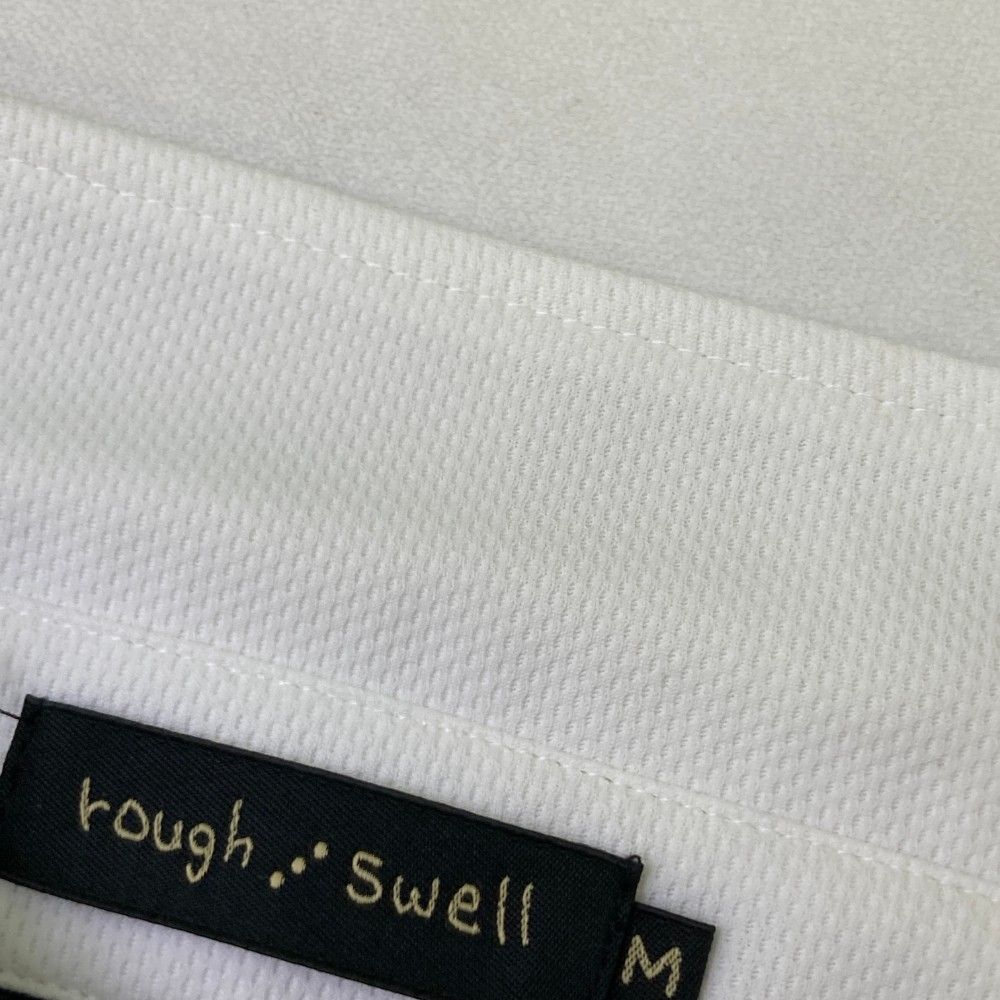 サイズ：M ROUGH&SWELL ラフアンドスウェル 半袖ポロシャツ グレー系