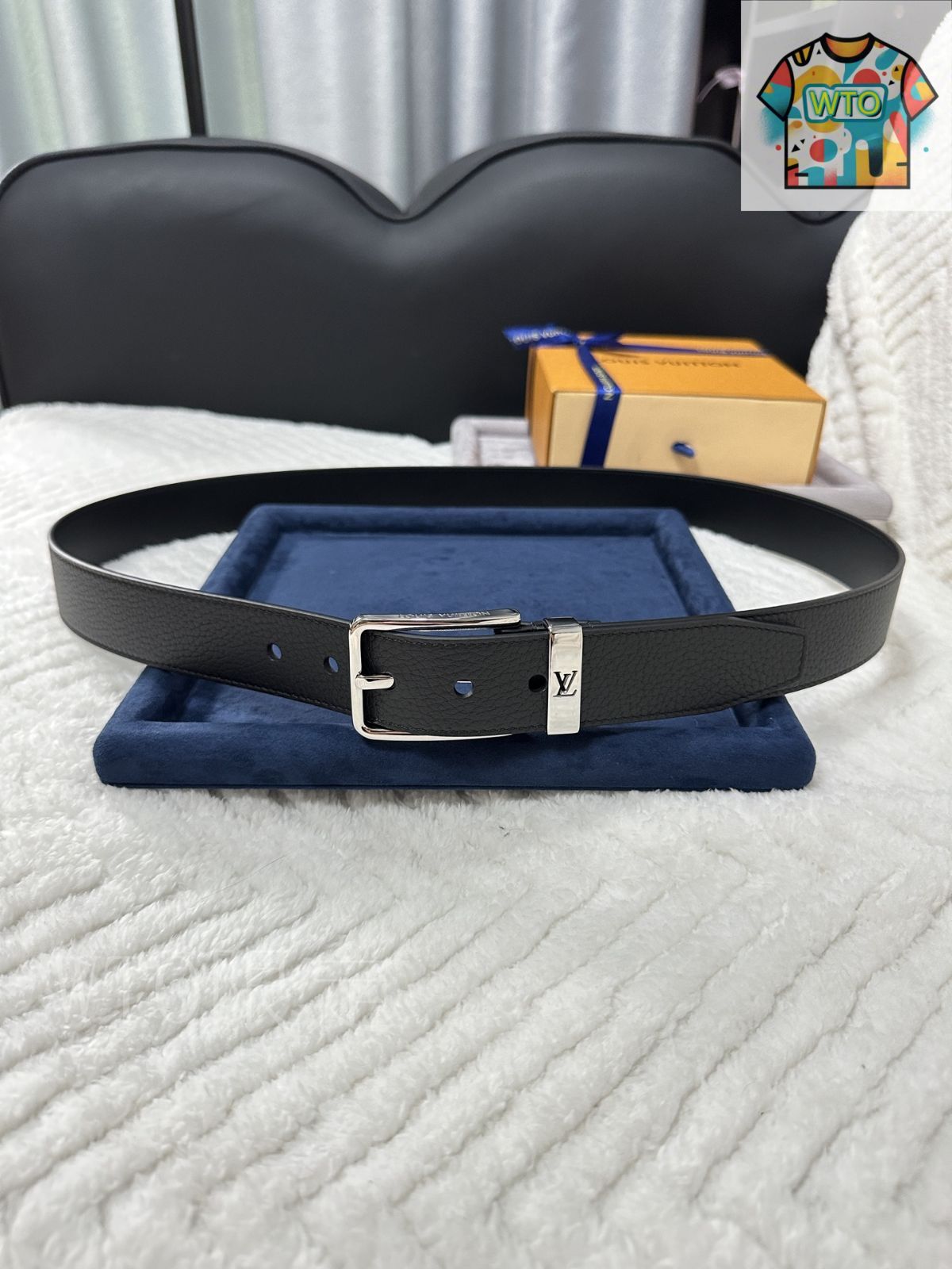 Louis Vuitton レザーベルト 今日特価】Louis Vuitton ルイヴィトン レザーベルト - メルカリ