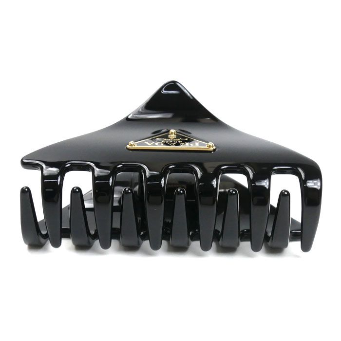 PRADA ヘアクリッププラダ アクリル プレックス クロウクリップ新品未使用 PRADA プラダ アクリル 真鍮 プレックス クロウクリップ ヘア