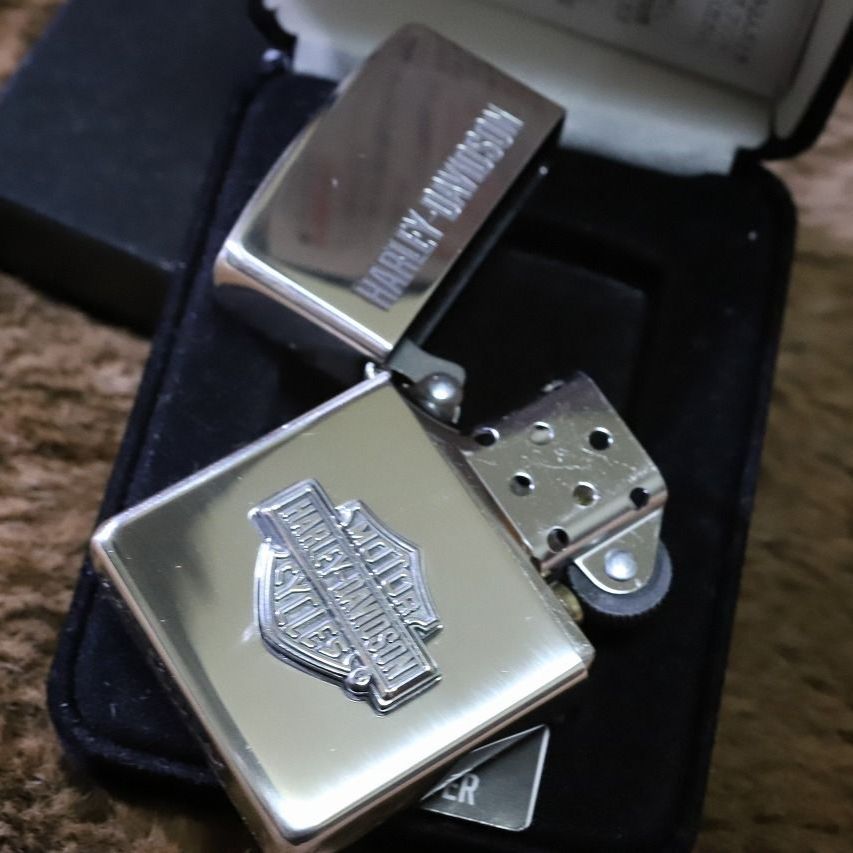 純銀ZIPPO ハーレージッポ ライター HARLEY-DAVIDSON ロゴ - 雑貨屋