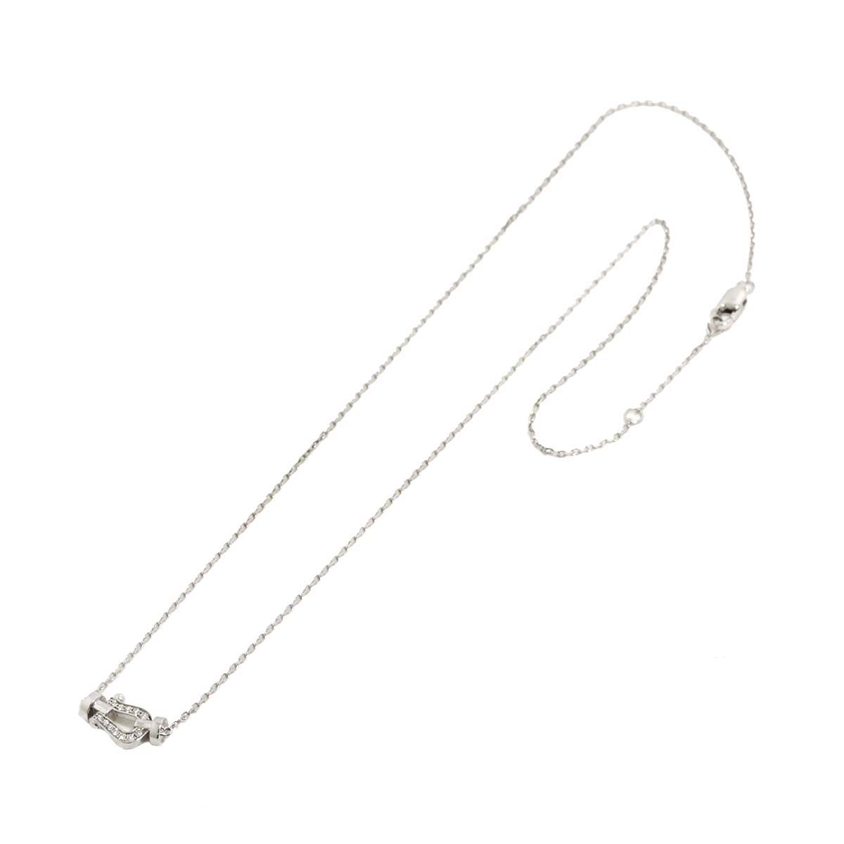 フレッド FRED フォース10 ダイヤ ネックレス 40cm スモール K18 WG  