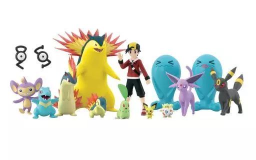 【】食玩 トレーディングフィギュア ポケモンスケールワールド ジョウト地方 セット