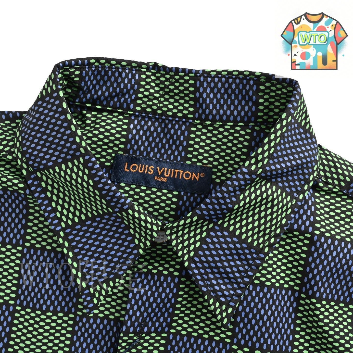 夏に欠かせない一着♪【LOUIS VUITTON】ダミエ柄 半袖シャツ 今日特価】Louis Vuitton / ルイ・ヴィトン 25SS ダミエ棋?格柄