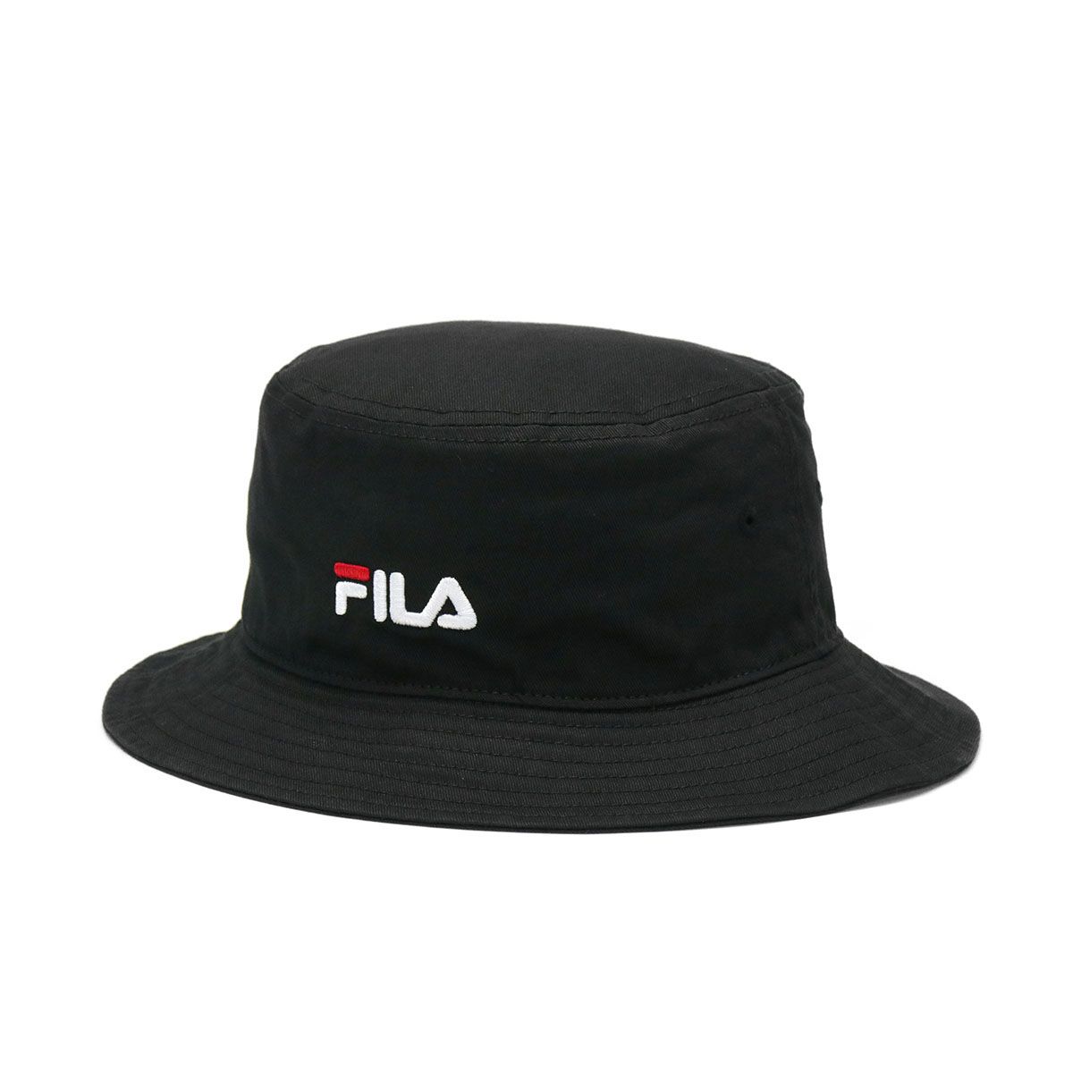 フィラ バケットハット FILA FLS OC.TWILL BUCKET 帽子 ハット バケハ コットン UV 洗濯機 吸汗速乾 メンズ レディース 117-113702 ブラック(01)