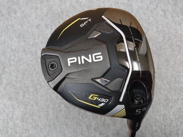 中古】 良品♪ PING ピン G430 SFT 5W 19° 純正カーボン ALTA J CB BLACK (