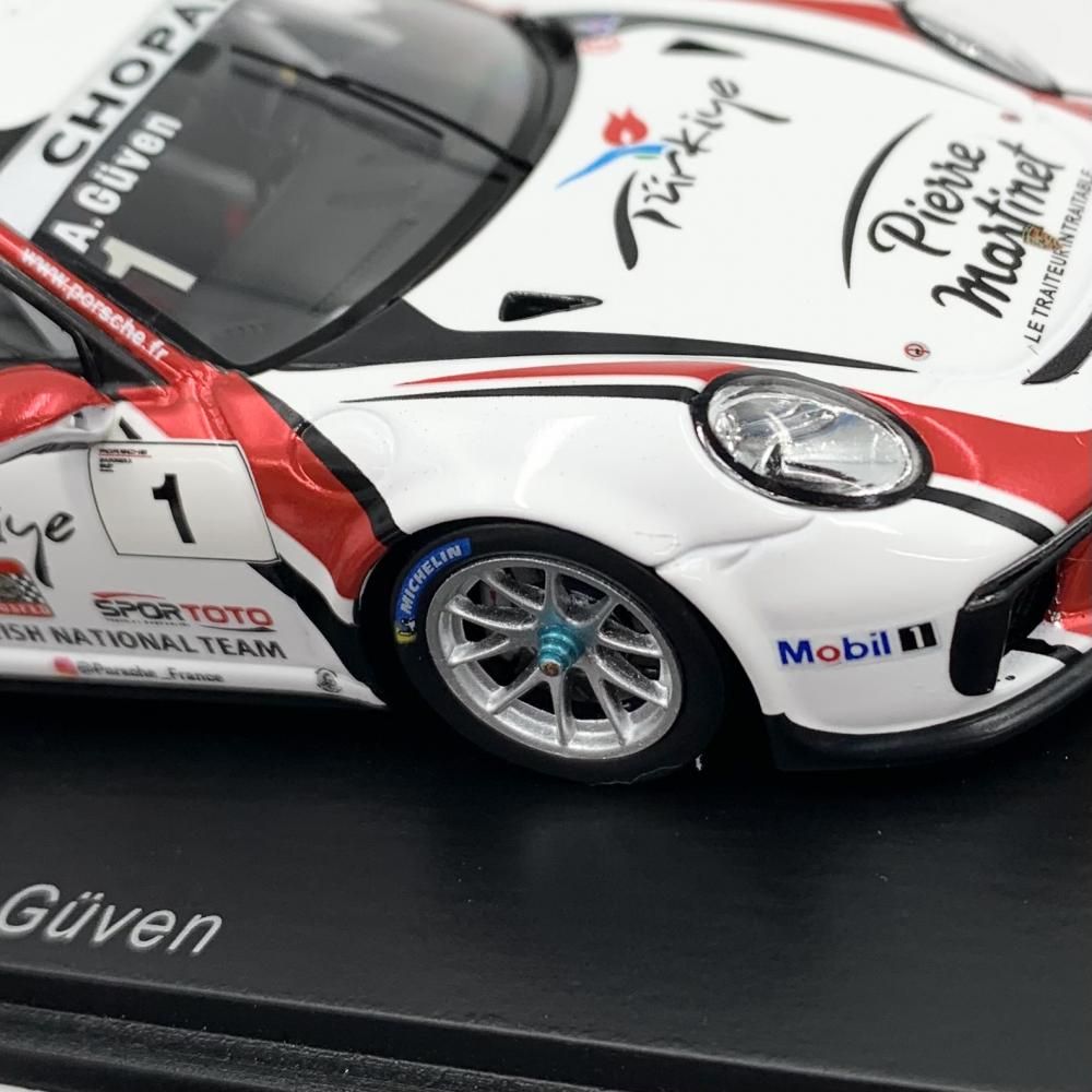 【中古】開封 スパークモデル 1/43 Porsche Carrera Cup France ポルシェ カレラ カップ フランス No.1 Champion 2019 Ayhancan Guven[17]