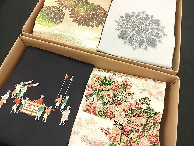 平和屋着物□名古屋帯 まとめて100点 人物 風景 花柄 正倉院 駒