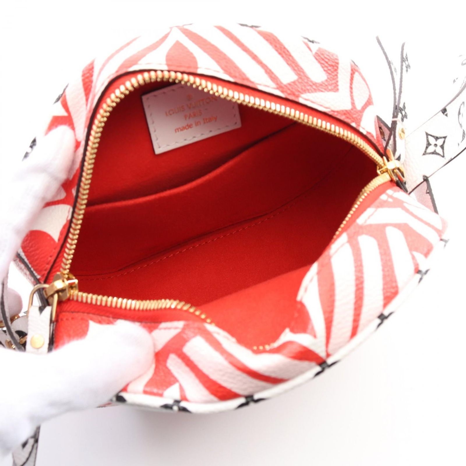 ルイ・ヴィトン LOUIS VUITTON ポワット・シャポースープル M45364 レッド PVC　 レディース ショルダーバッグ ルイ・ヴィトン LOUIS VUITTON ポワット・シャポースープル M45364