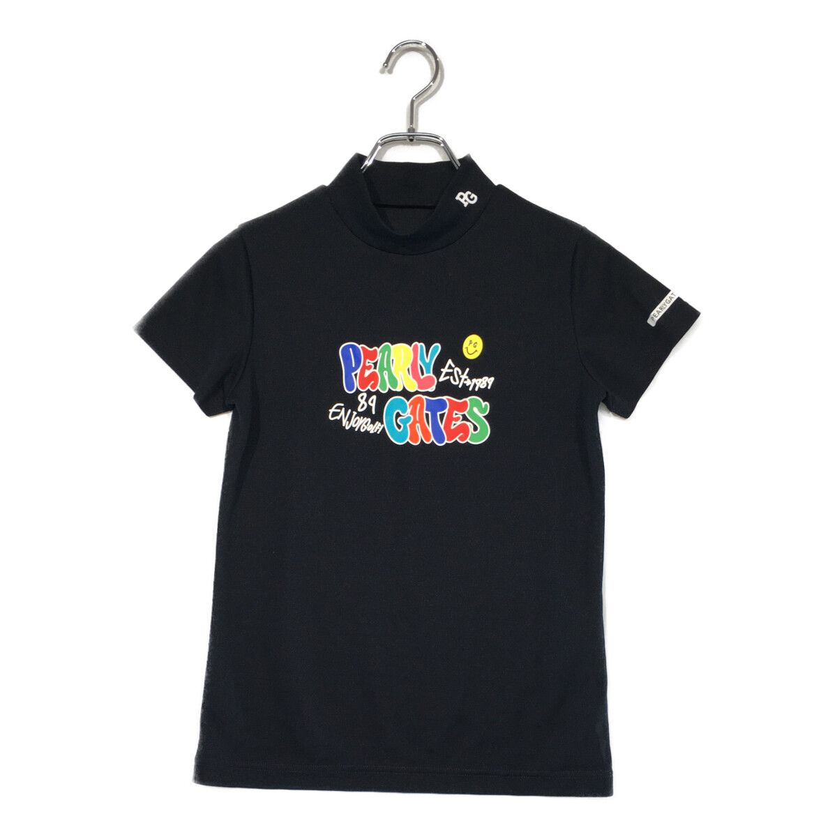ゴルフ レディース パーリーゲイツ PEARLY GATES 半袖シャツ 0(S) 黒