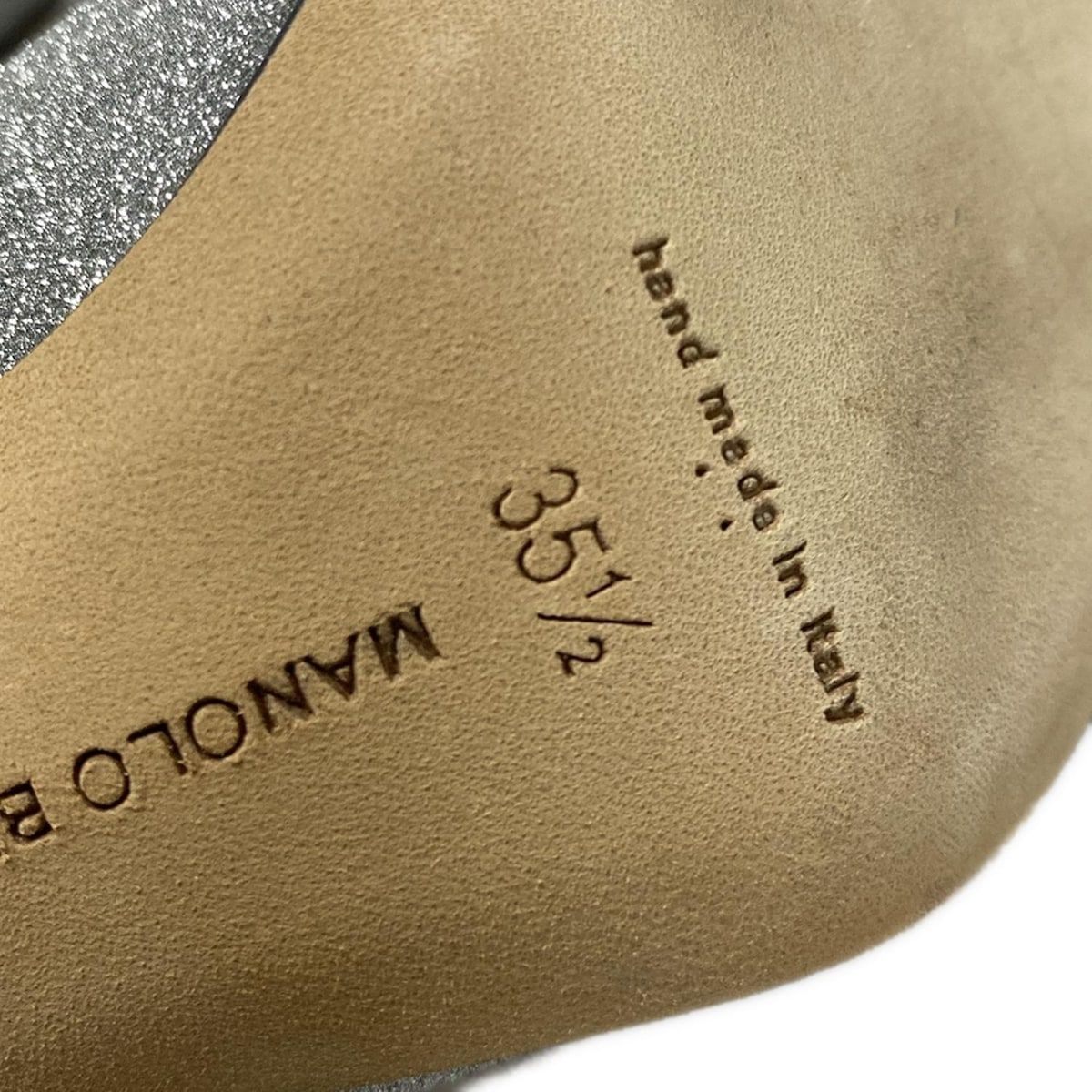 超美品 MANOLO BLAHNIK パイソンレザー パンプス 35 MANOLO BLAHNIK(マノロブラニク) パンプス 35 1/2 レディース