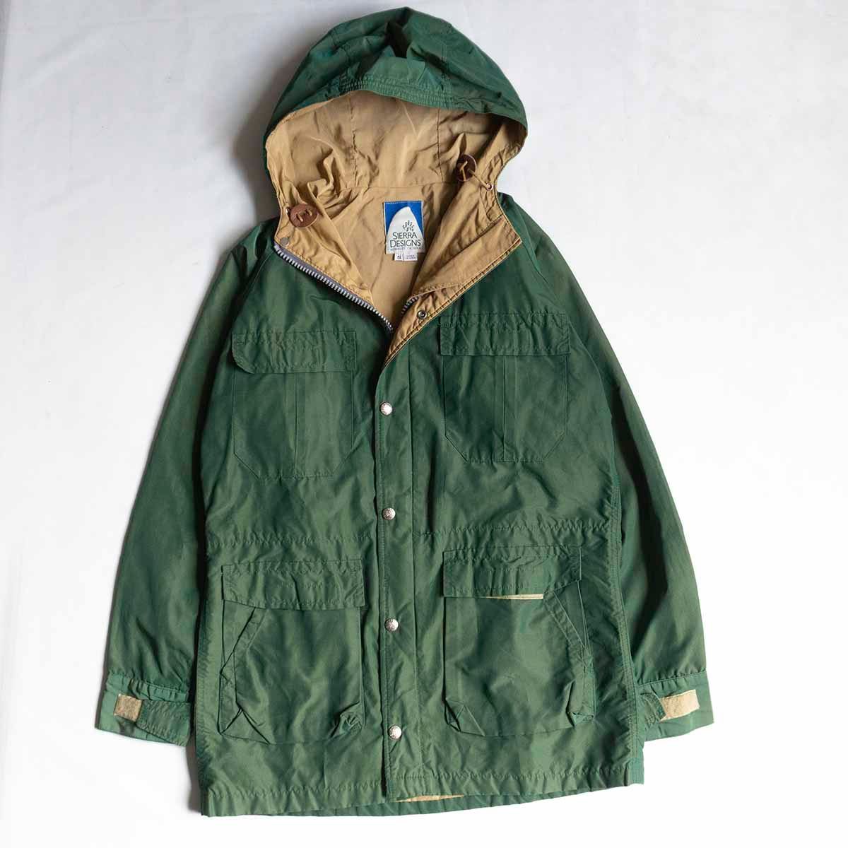 SIERRA DESIGNS マウンテンパーカー S 緑 シェラデザインUSA製