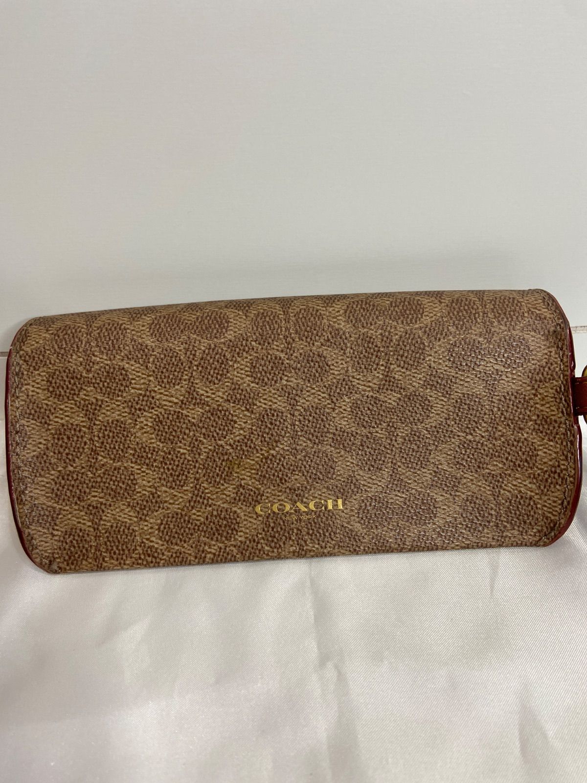 coach コーチ ターンロック ティーローズ サングラス眼鏡ケース
