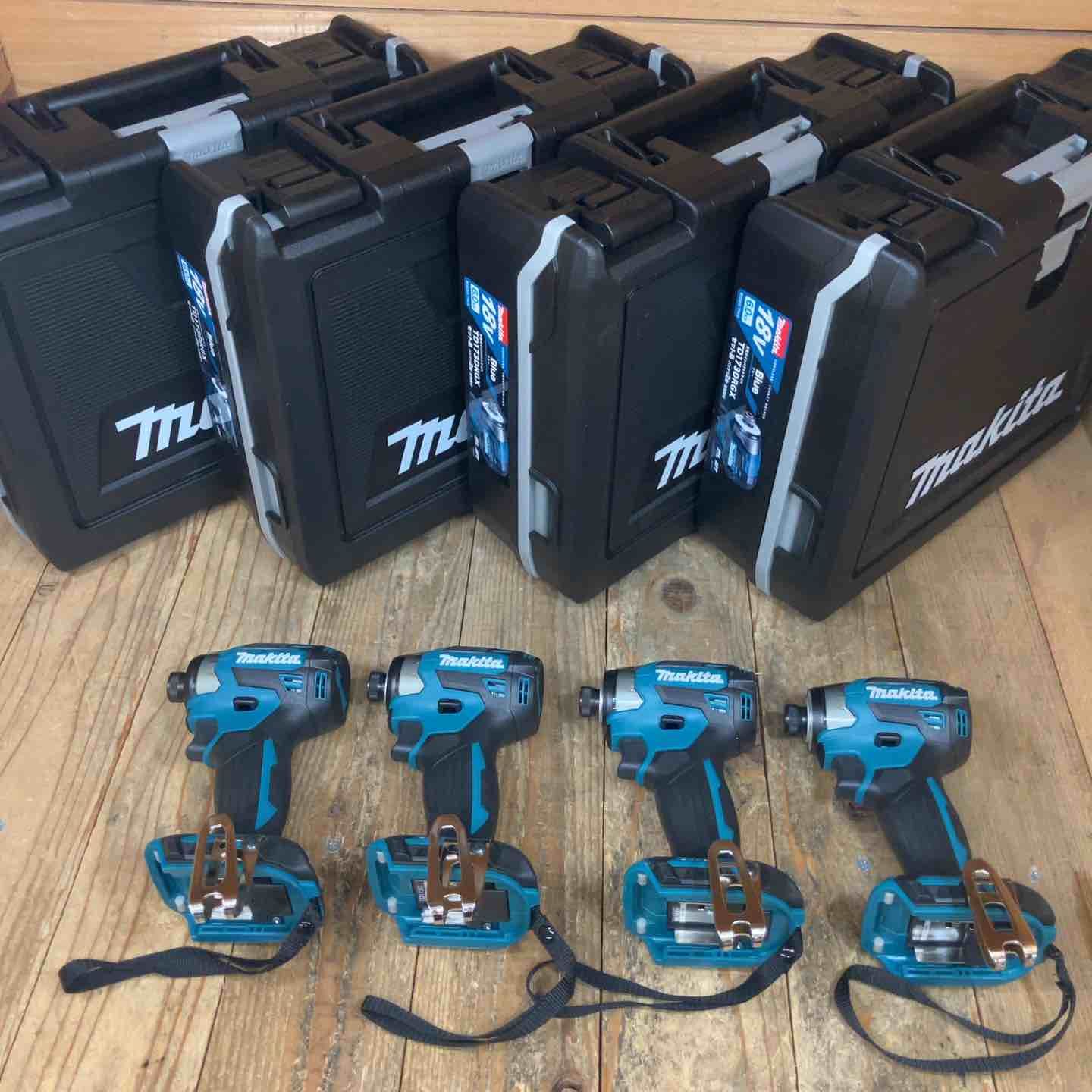 ♥品まとめ売り| マキタ makita コードレスインパクトドライバー TD173DZ ケース 4台セット 所沢店