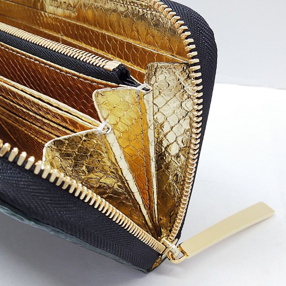 新品同様 定価25万 池田工芸 ティラノ クロコダイル ラウンドビッグウォレット 新品同様 定価25万 池田工芸 ティラノ クロコダイル ラウンド