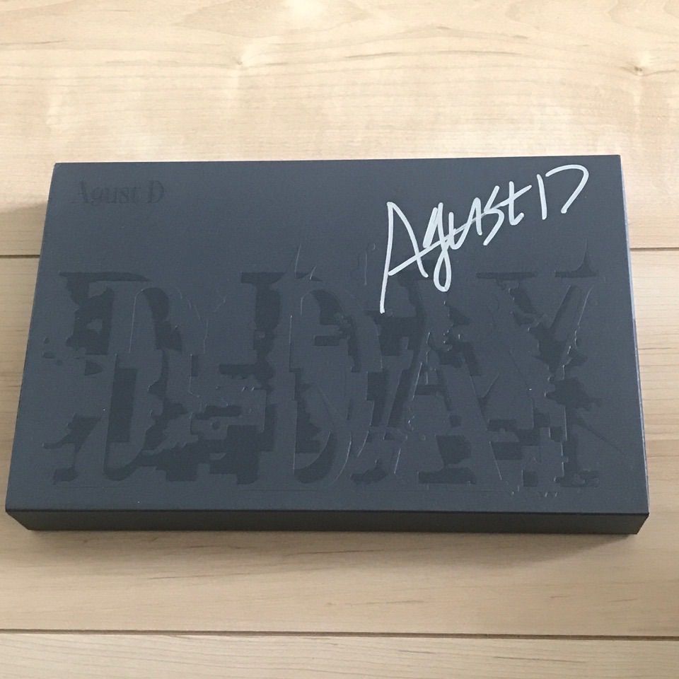 Agust D(SUGA) 直筆サイン「D-DAY」VERSION 01 CD - てでぃ@プロフ必読