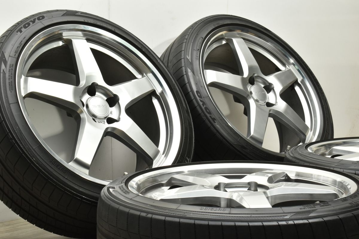 美品】RAYS REM ROGA 20in 8.5J +35 PCD114.3 245/40R20 20 30 ヴェル 
