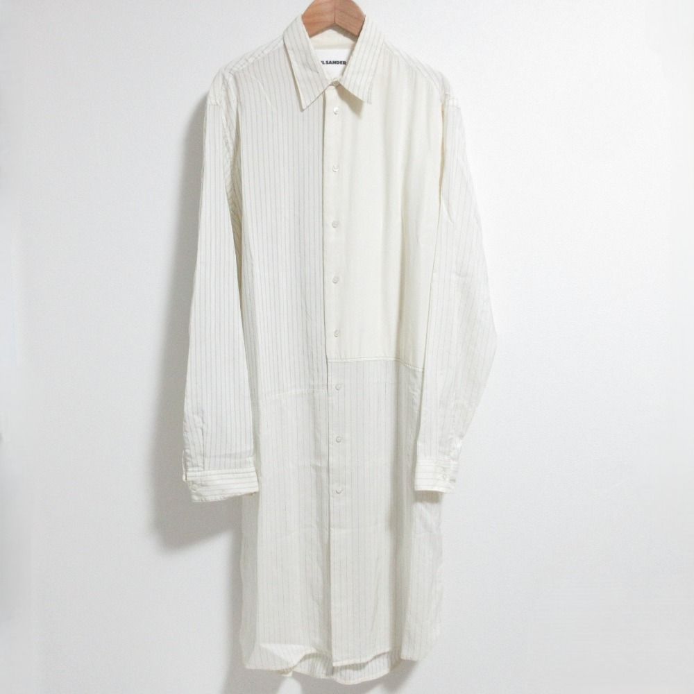 Jil Sander ジルサンダー ホワイト パフスリーブ シャツ ワンピース 楽天市場】JIL SANDER ジルサンダー シャツドレス J02CT0153