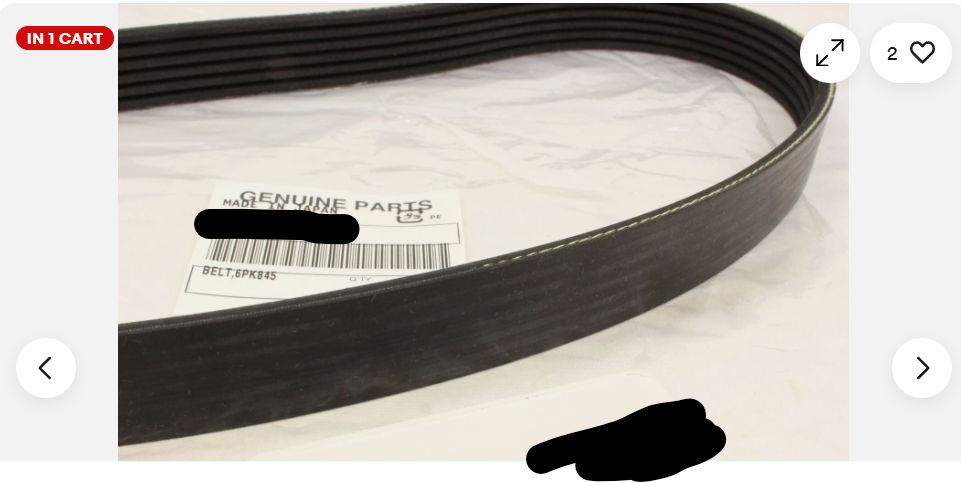 カワサキ純正ベルト6pk845 OEM部品