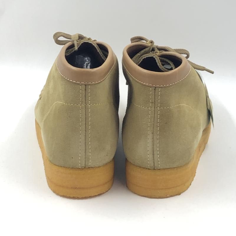 中古】Clarks 98年アイルランド製 ワラビーブーツ ハイカット ベージュ