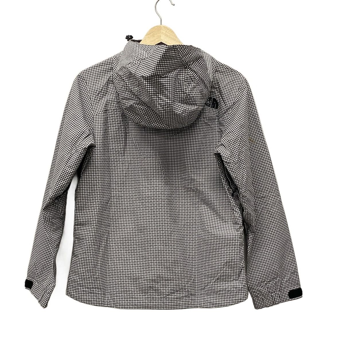 THE NORTH FACE ノースフェイス ブルゾン サイズS レディース - 白×黒 長袖 チェック柄 秋 冬
