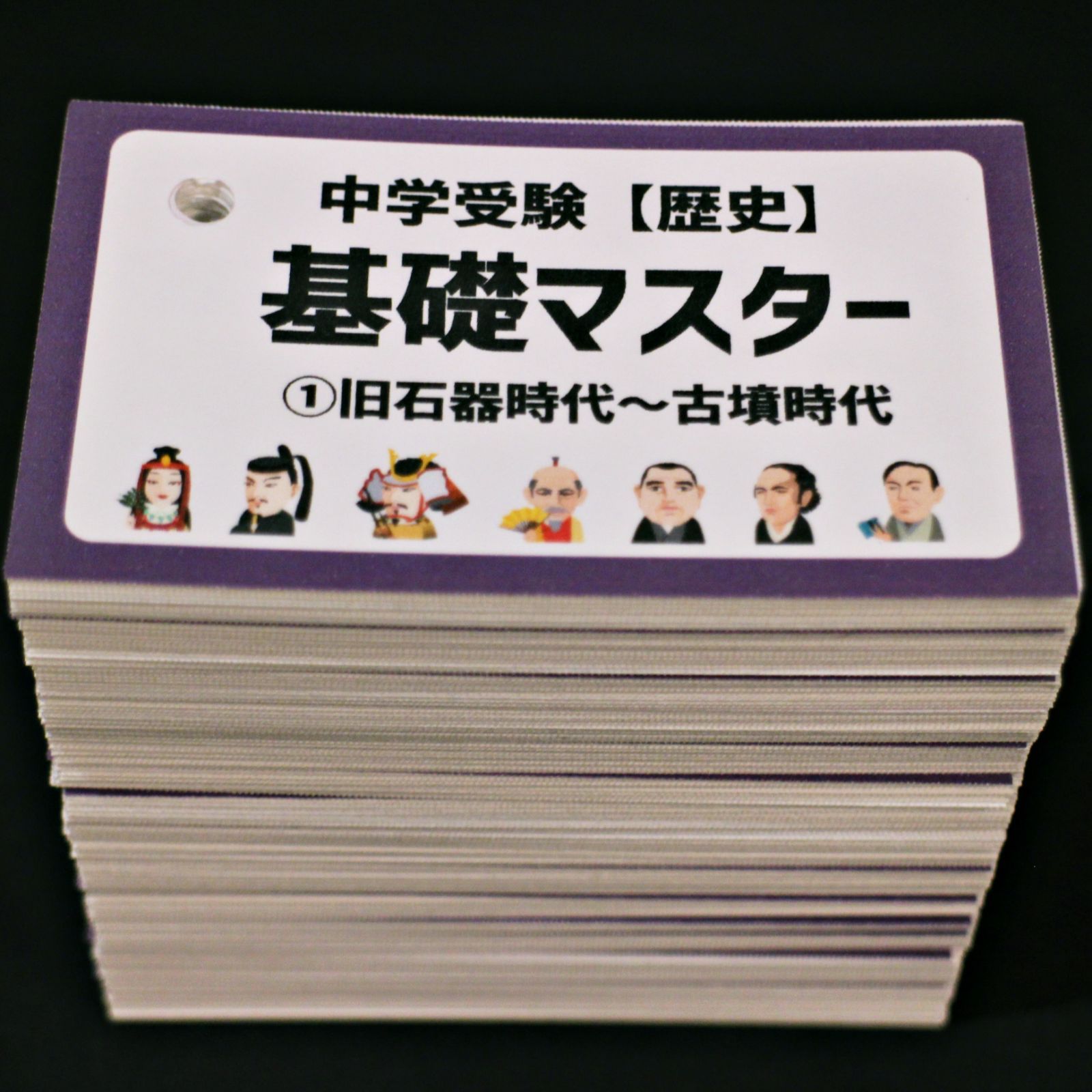 中学受験　歴史　暗記カード　中学入試　予習シリーズ　コアプラス 極める歴史人物 暗記カード 中学受験 中学入試 サピックス 予習