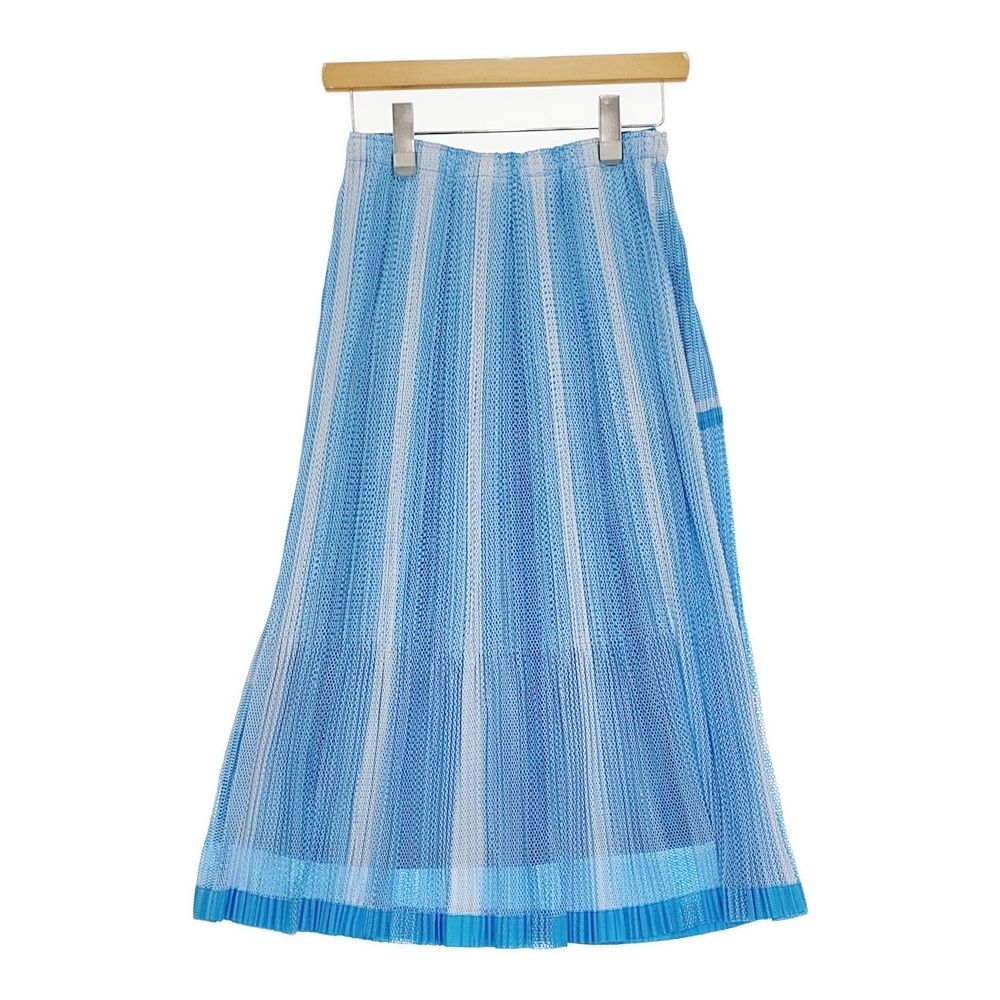 極美品】プリーツプリーズ イッセイミヤケ 総柄 ロングスカート 極美品