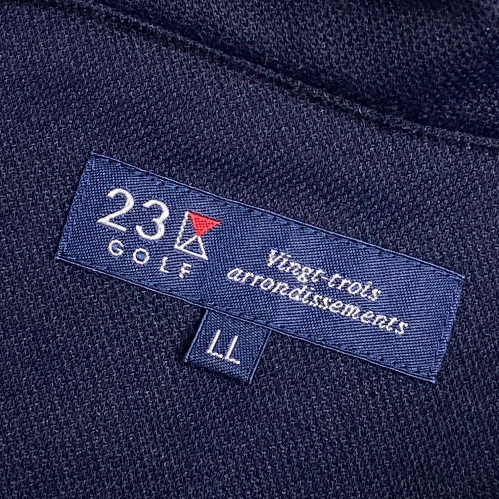 サイズ：LL 23区GOLF ニジュウサンクゴルフ 半袖ポロシャツ