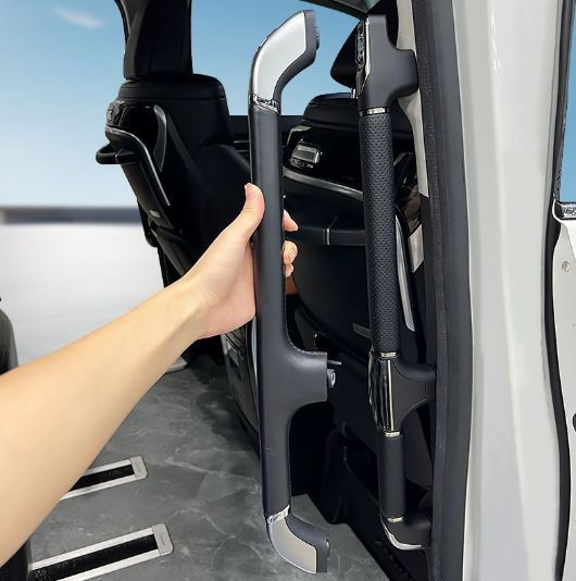 トヨタ アルファード ヴェルファイア 30系 15-22年対応 水晶風スライドドアハンドルカバー＆開閉スイッチ枠 一対セット 無加工取付 感アップYR 入荷