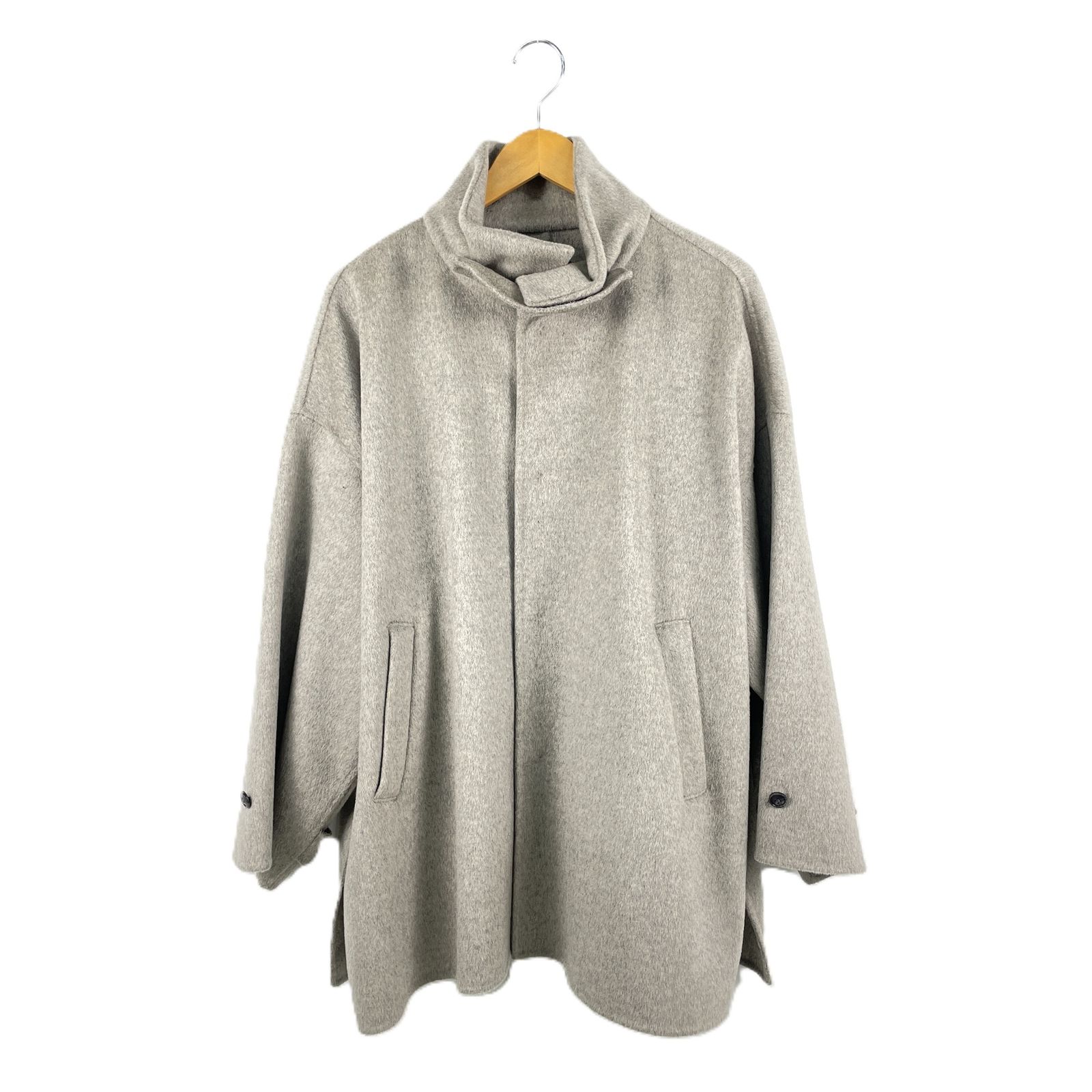 KAGURE かぐれ カグレ URBAN RESEARCH GA47-27M007 ウールスタンドショートコート ウールジャケット Fサイズ グレージュ