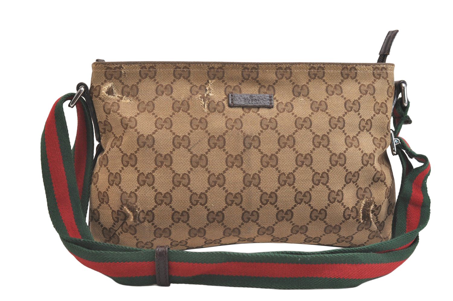 GUCCI グッチ GGキャンバス シェリーライン ショルダーバッグ 【公式通販】