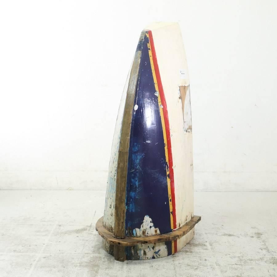 西海岸スタイル 1点物 ボートラック 飾り棚 3段 古材 リメイク ビンテージ KM12577 240h19 MARWIL-DEMENAGEMENTS_CH