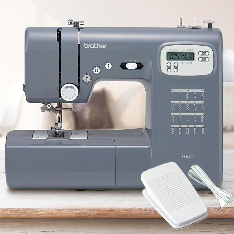 ブラザー コンピューターミシン フットコントローラー付き