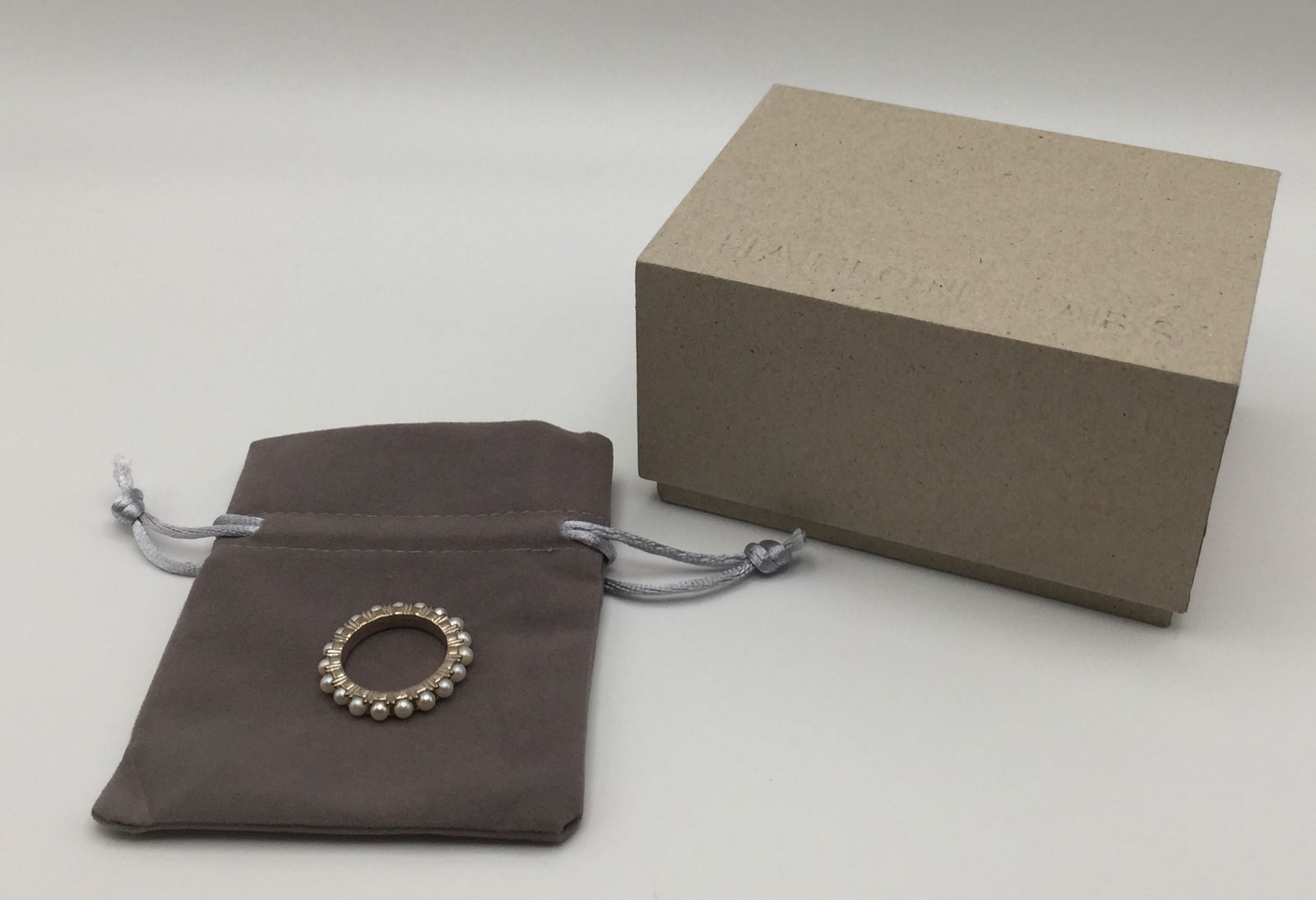 HATTON LABS ハットンラブス Pearl Eternity Ring 925