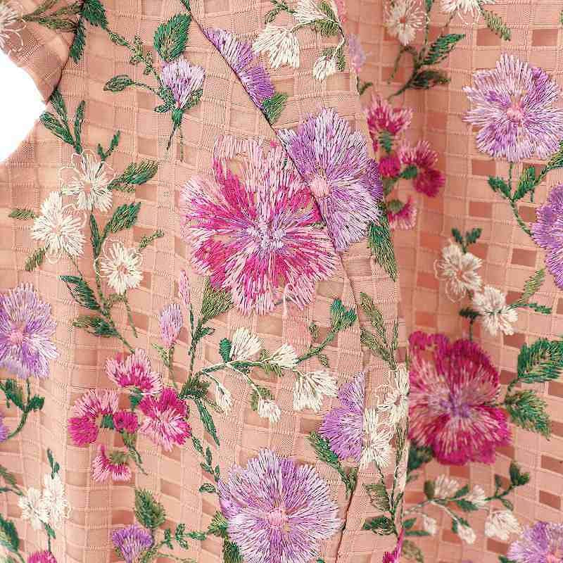 トッカ TOCCA SPRING BOUQUET ドレス ワンピース 花柄 刺繍 6