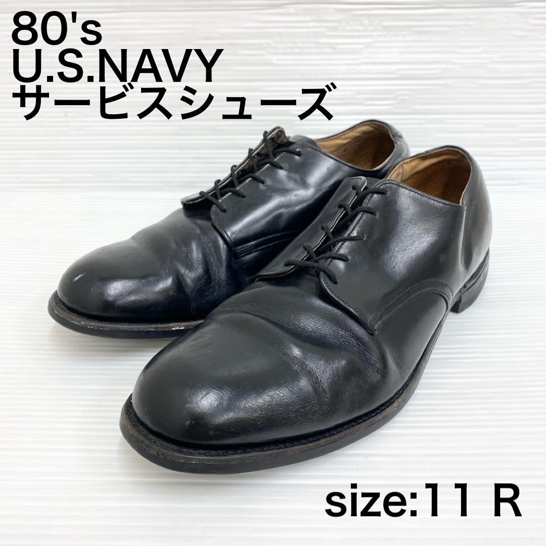 【美品】60s US NAVY サービスシューズ　8 1/2Wクロケットアンドジョーンズ