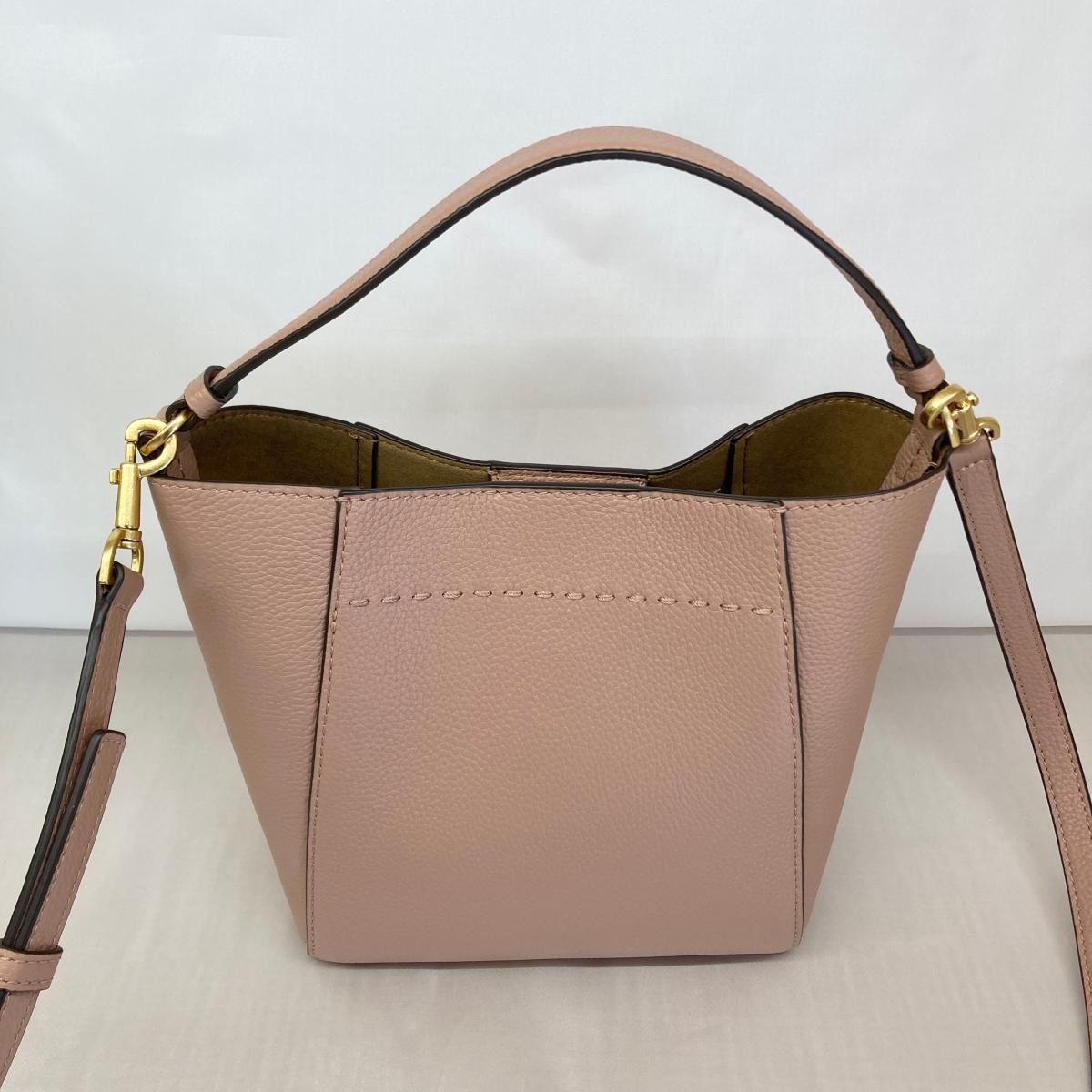 美品】 TORY BURCH （トリーバーチ） ﾏｯｸｸﾞﾛｰ ｽﾓｰﾙ ﾊﾞｹｯﾄﾊﾞｯｸﾞ 2way 