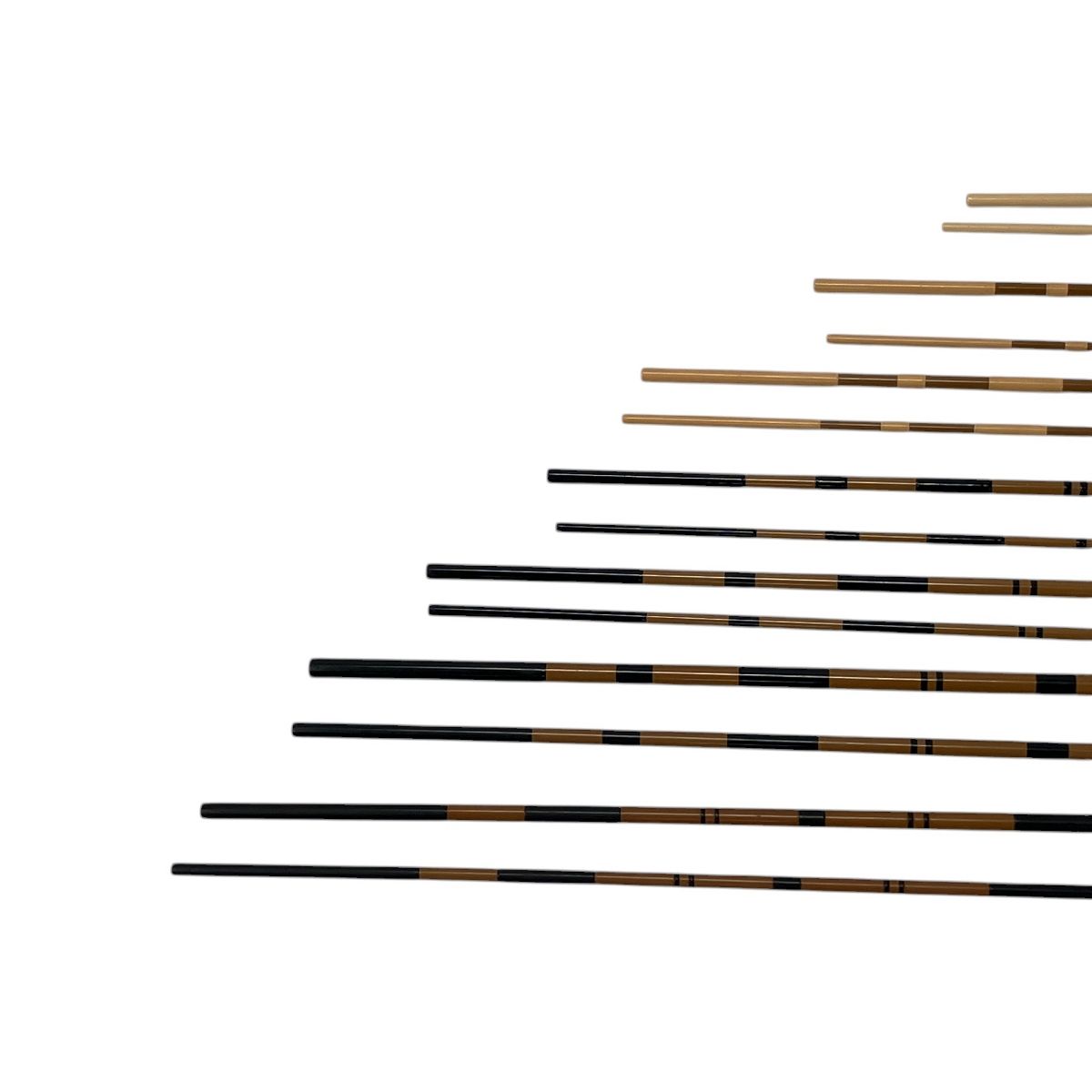 江戸川 中須 竿 本物 釣竿 ヘラ竿 へら竿 釣具 7本 おまとめ W9704498