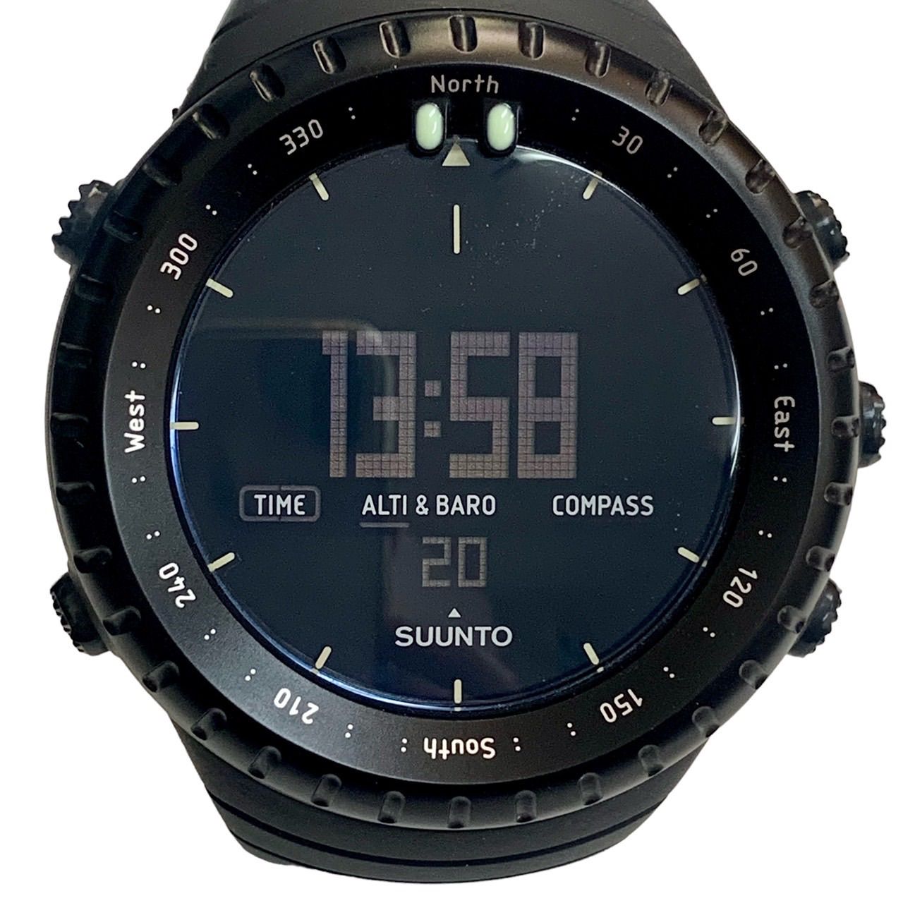 高評価国産新品)スントコア　オールブラック/クォーツ腕時計/SS014279010 腕時計(デジタル)