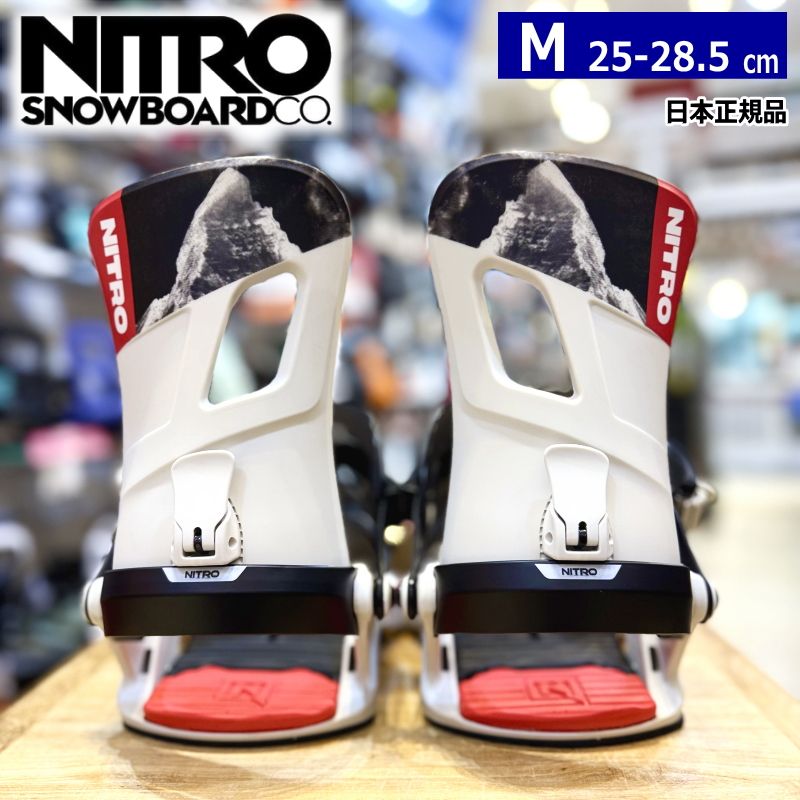 25-26 NITRO RAMBLER ｶﾗｰ Raw Mｻｲｽﾞ ナイトロ メンズ スノーボード バインディング 日本