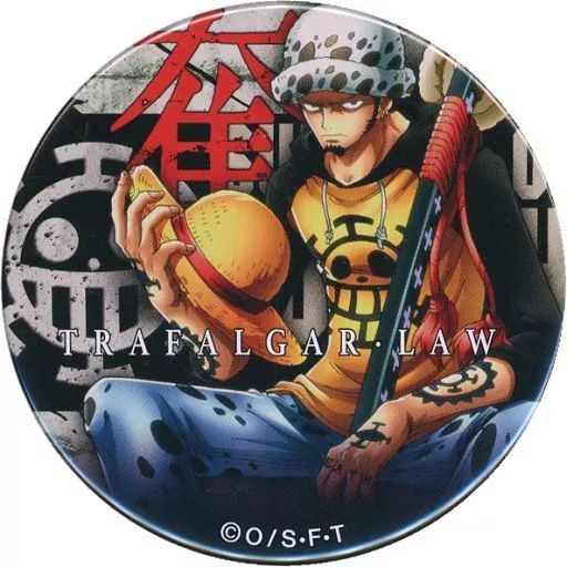 ワンピース 輩缶バッジ プレミアム セブンイレブン限定 トラファルガー