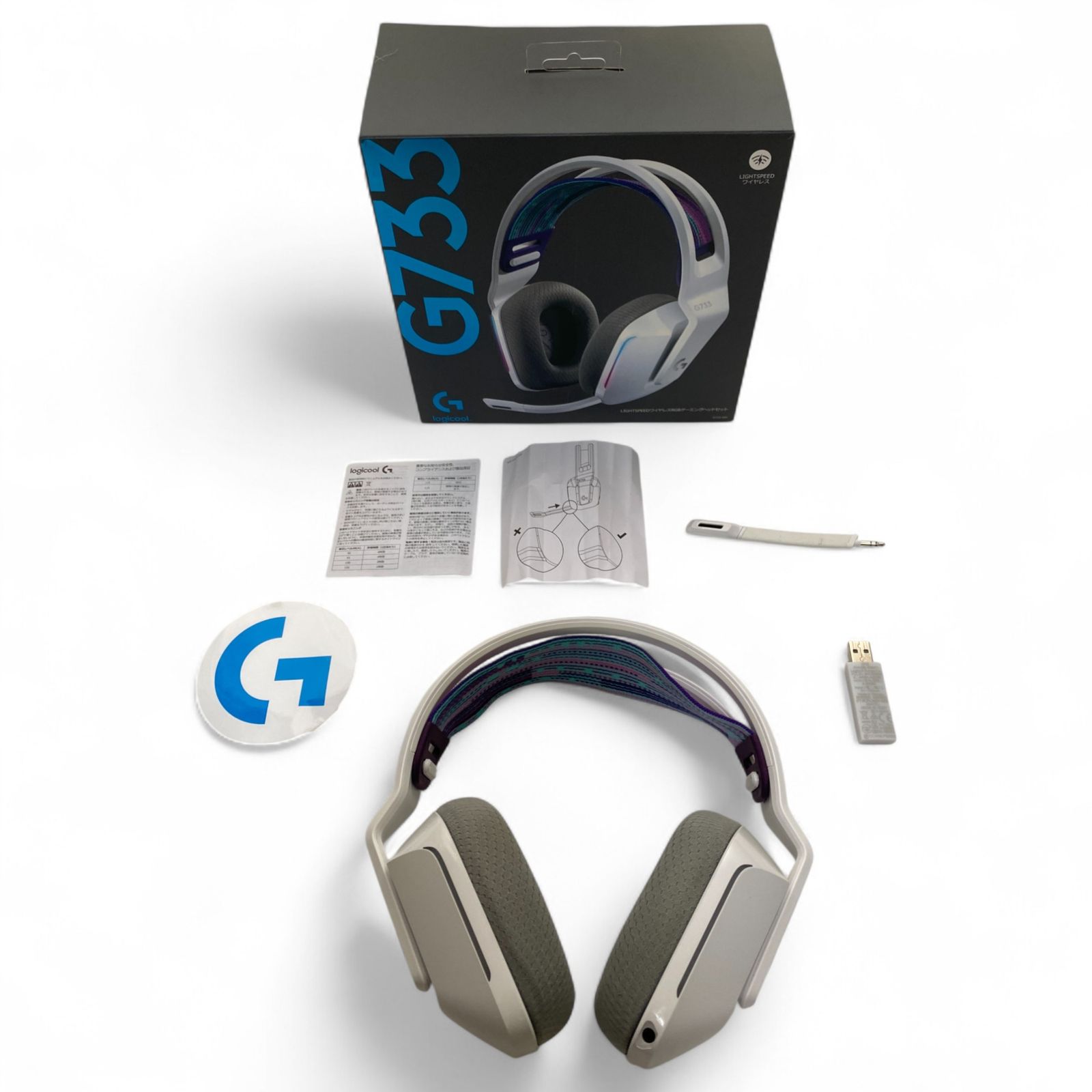 ◯ ロジクール logicool ワイヤレスゲーミングヘッドセット G733