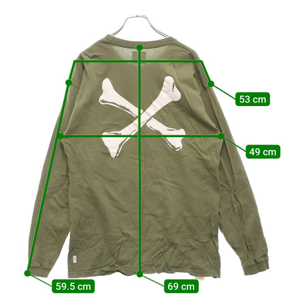 WTAPS (ダブルタップス) 21AW CROSSBONES / LS TEE クロスボーンバック