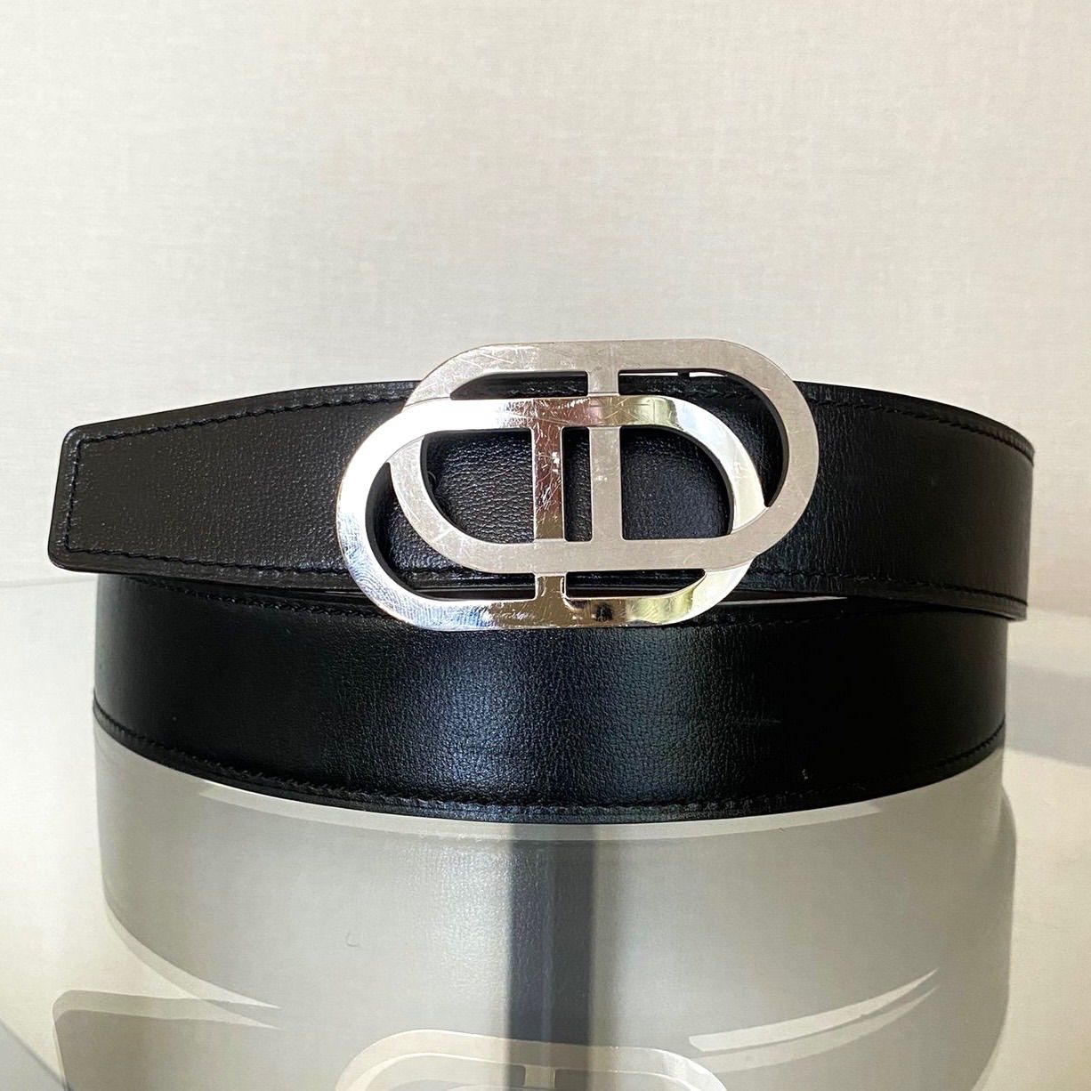 HERMES ベルト ブラック×ダークブラウン H金具 【公式通販】