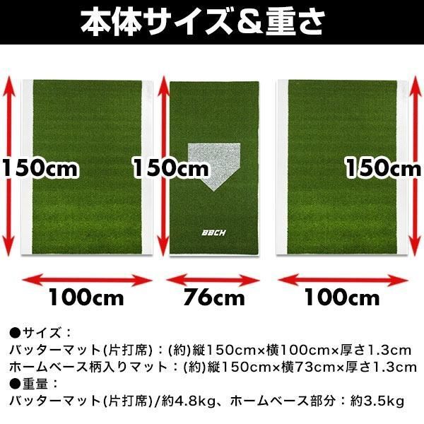 野球用バッターマット