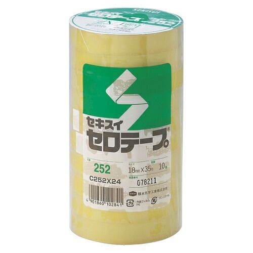 セキスイ セキスイセロテープ Ｒ Ｎｏ．２５２ C252X24 NO252-18X35 10巻