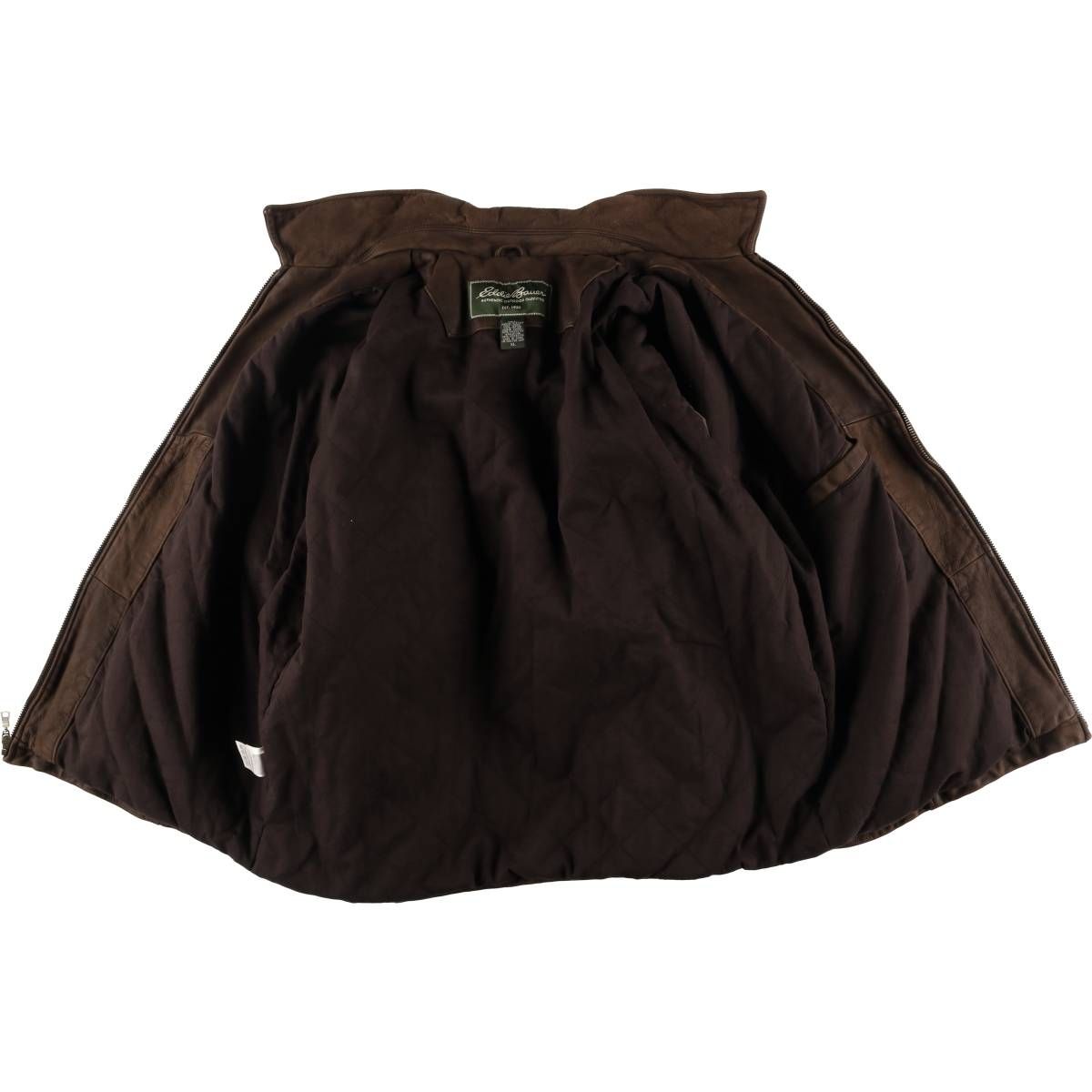 古着 エディーバウアー Eddie Bauer スイングトップタイプ レザー  