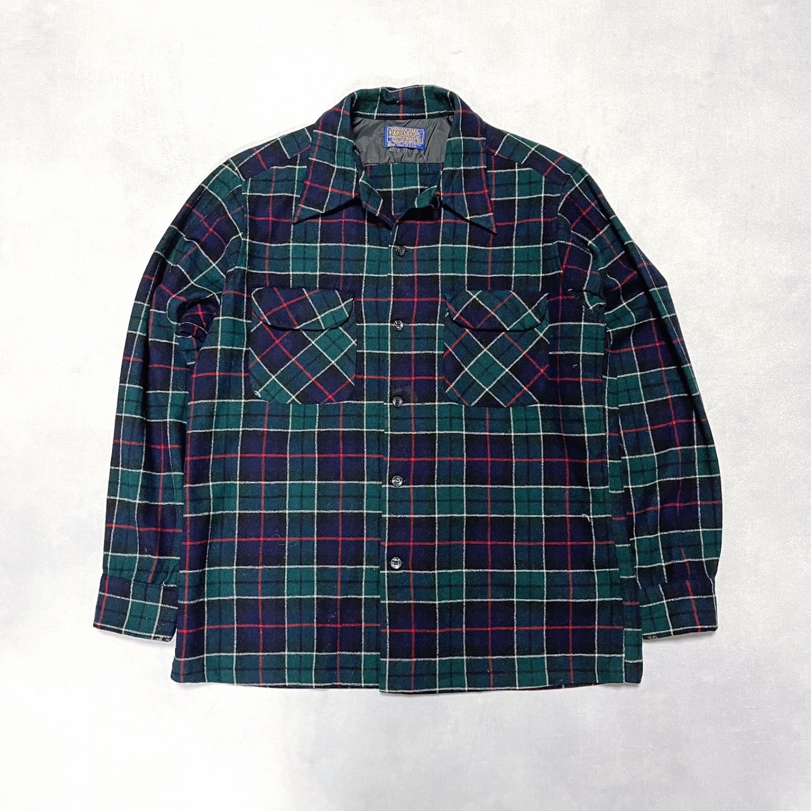 PENDLETONの7070's USA製 PENDLETON ペンドルトン 長袖ウールシャツ