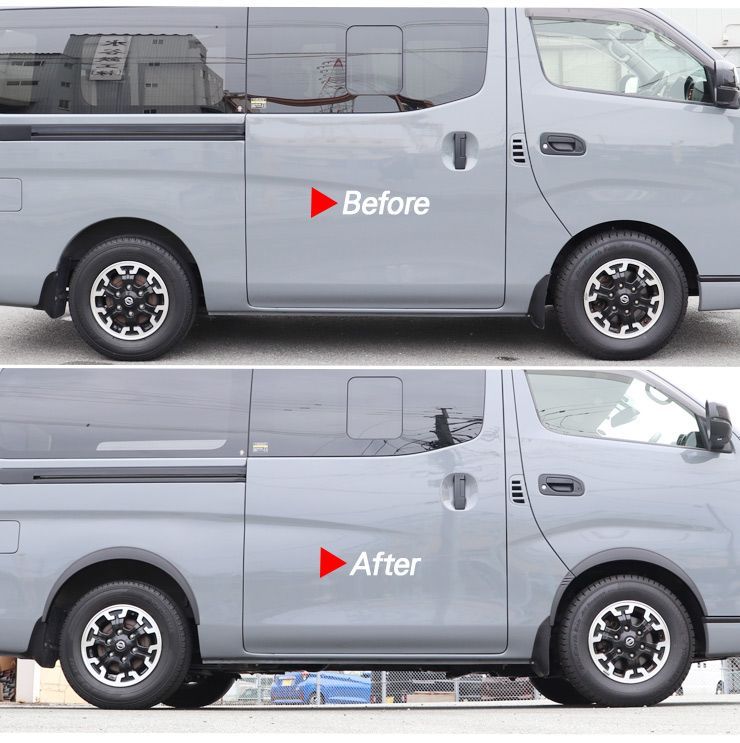 NV350 キャラバン E26 前期/後期 オーバーフェンダー 10mmワイド ABS