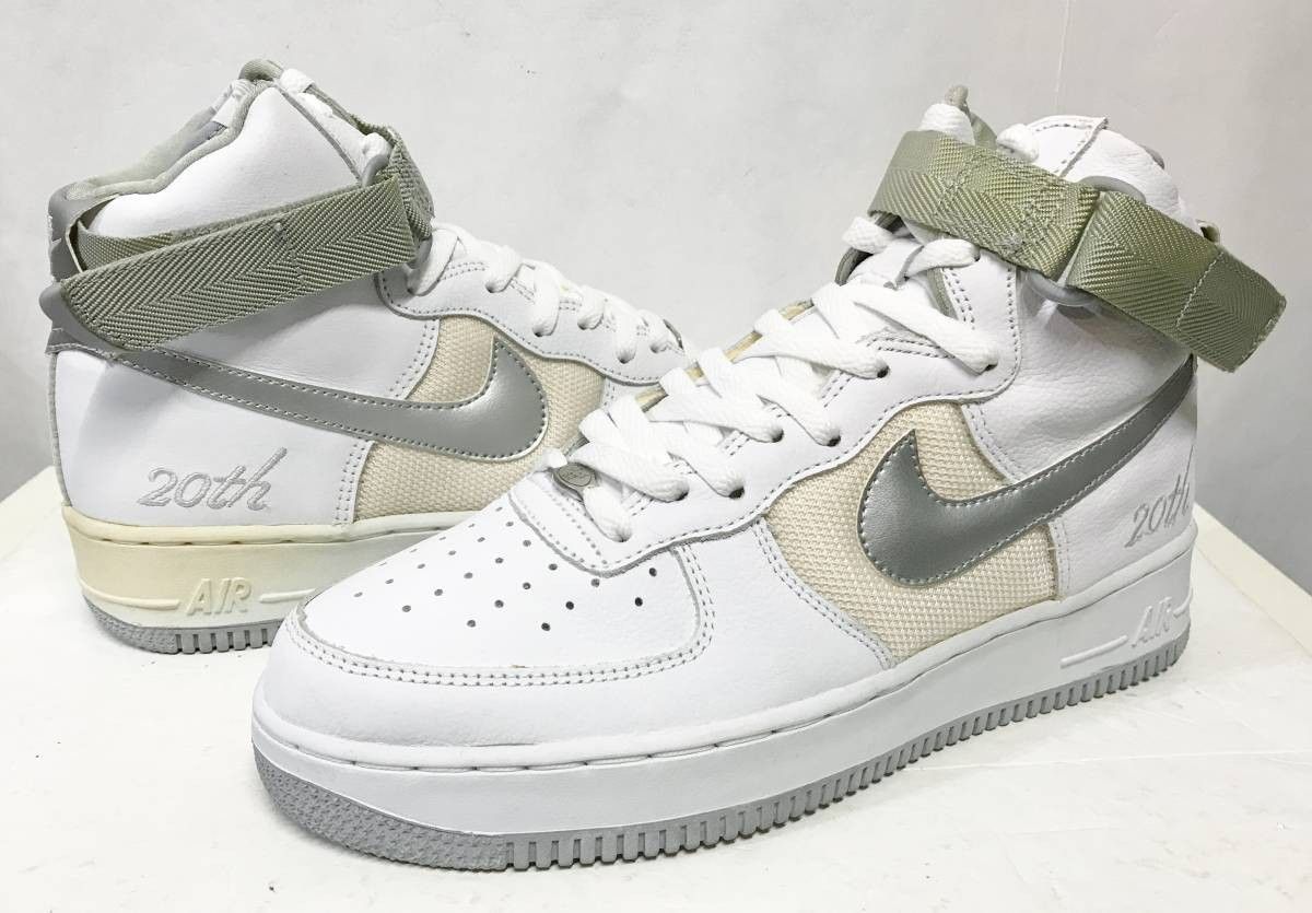 デッドストック 希少 NIKE AIR FORCE1 HIGH L/M 20th US10/28cm ナイキ エアフォース ハイ 20周年 スニーカー  靴 302347-102 - メルカリ